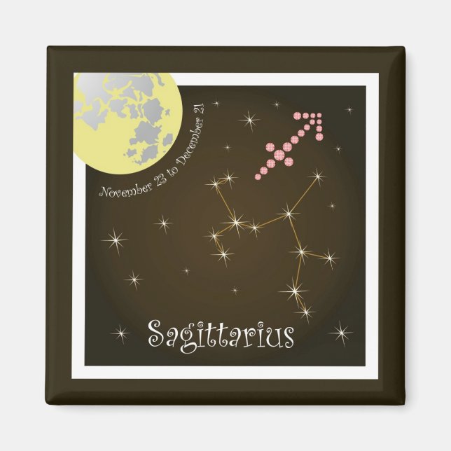 Sagittarius 23-21 december magnet (Framsidan)