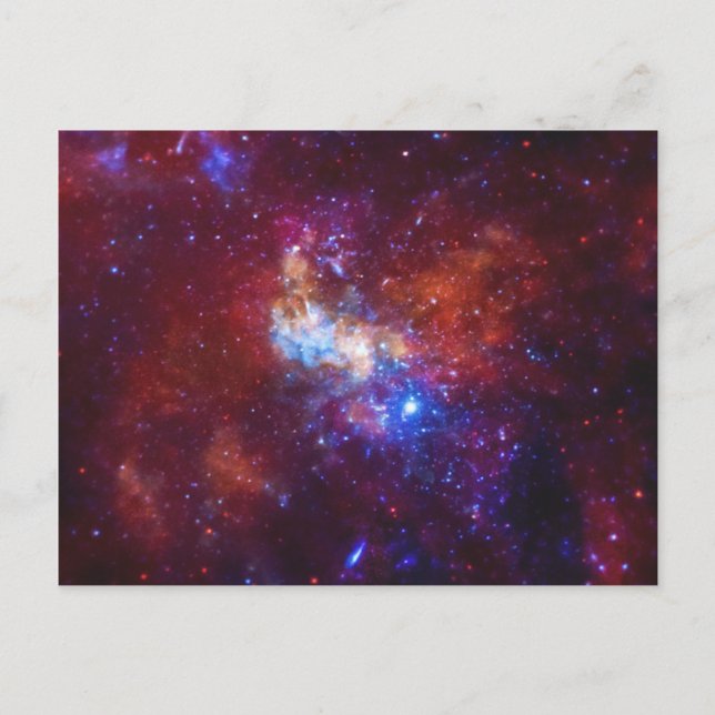 Sagittarius A Milky Way Galaxy Image Vykort (Framsida)