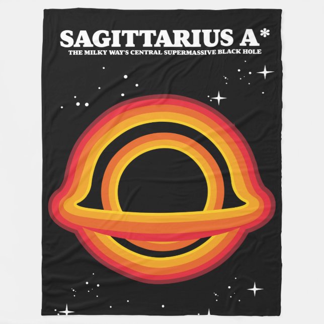 Sagittarius A* Poster Fleecefilt (Framsidan)