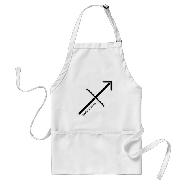 SAGITTARIUS, abstrakt utformning av Zodiac-signale Förkläde (Framsidan)