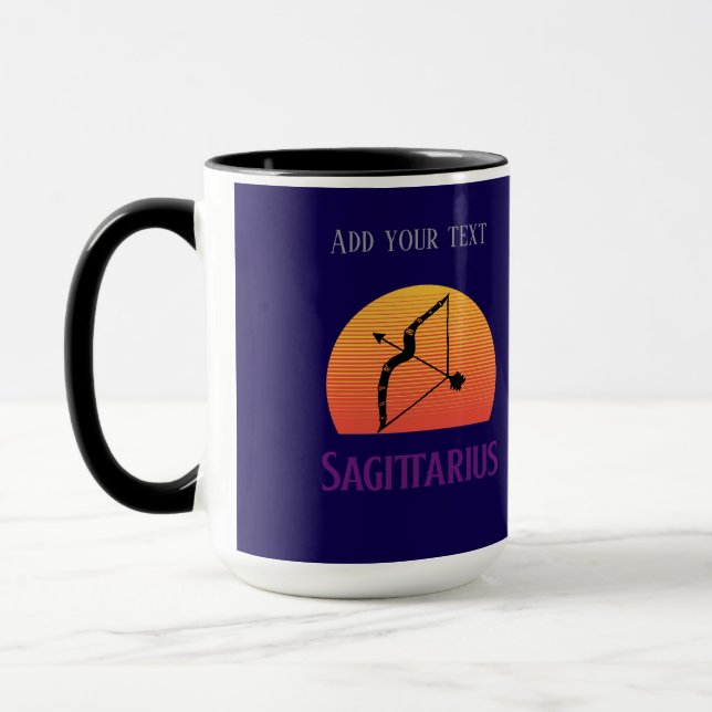 Sagittarius Anpassade Mugg (Vänster)