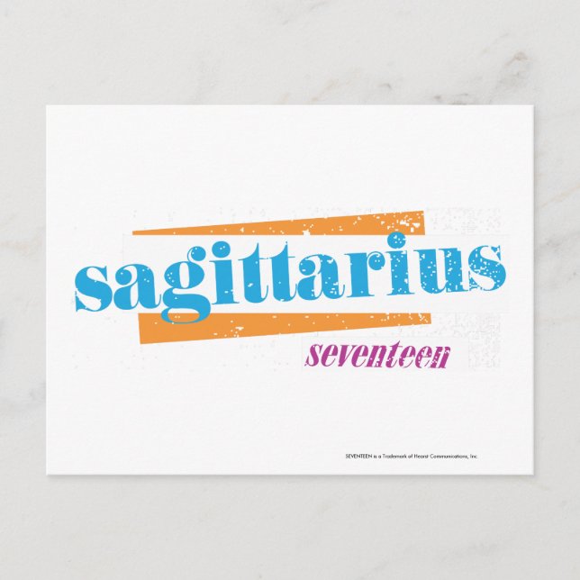Sagittarius Aqua Vykort (Framsida)