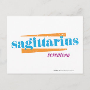 Sagittarius Aqua Vykort