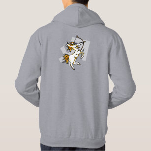 Sagittarius Archer astrology zip hoodie