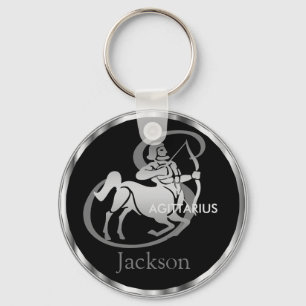 Sagittarius ♐ Archer - Zodiac-tecken Nyckelring