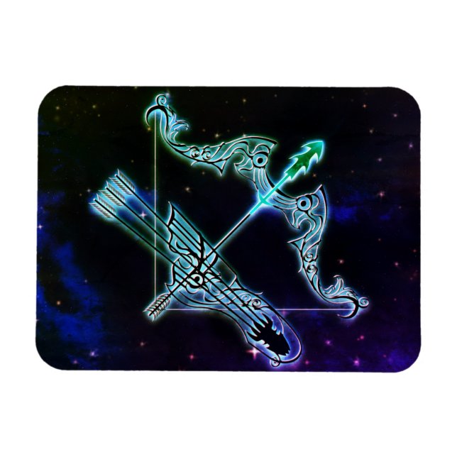 sagittarius, ärkare av zodiakmagnet magnet (Horisontell)
