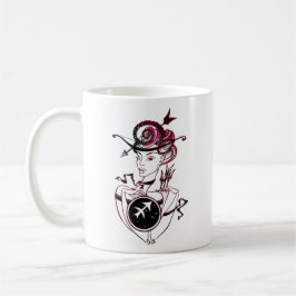 Sagittarius Art Deco Dam Kaffemugg