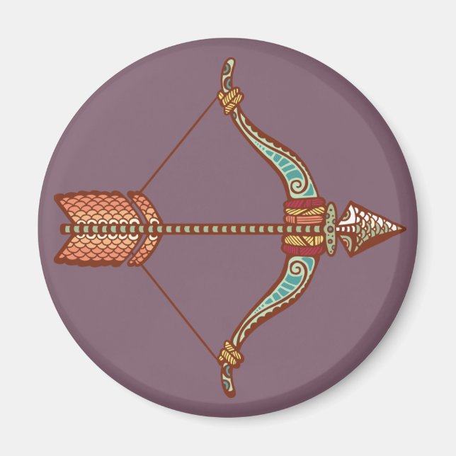 Sagittarius Astrological Sign Magnet (Framsidan)