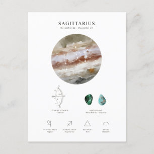 Sagittarius Astrological Sign Vykort