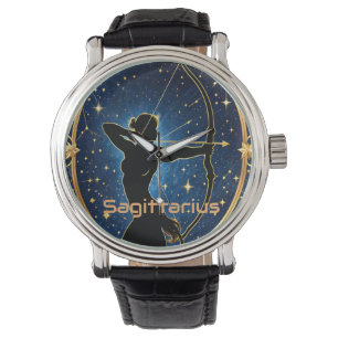 Sagittarius astrology-tecken armbandsur
