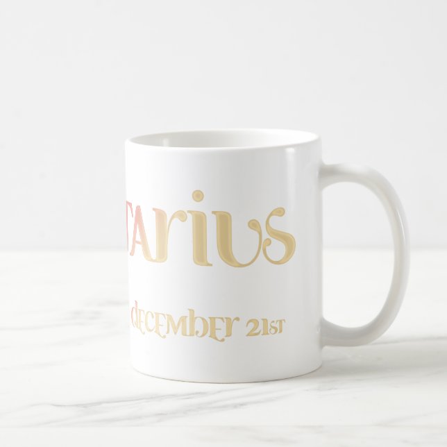 Sagittarius Astrology Zodiac d1 Mugg (Höger)