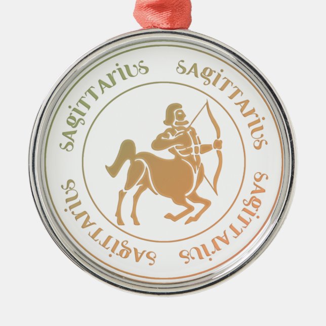 Sagittarius Astrology Zodiac d1 Ornament (Framsidan)