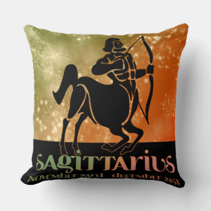 Sagittarius Astrology Zodiac d1 Pillow Kudde