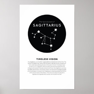 Sagittarius Astrology Zodiac Poster