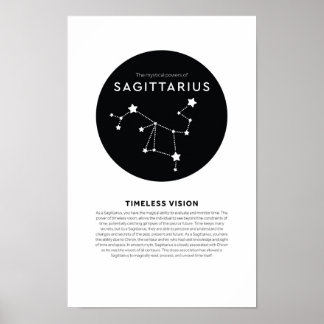 Sagittarius Astrology Zodiac Poster