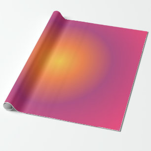 Sagittarius Aura Gradient Zodiac, Lila Gult Presentpapper
