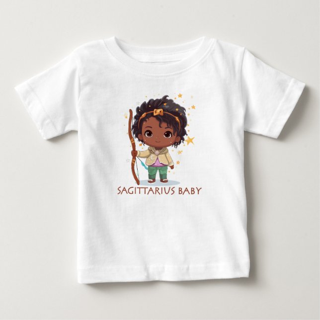 Sagittarius Baby 4 T Shirt (Framsida)