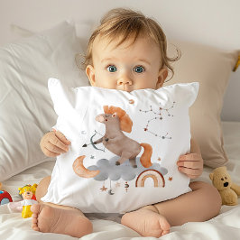 Sagittarius Baby Zodiac Nursery Pillow Kudde