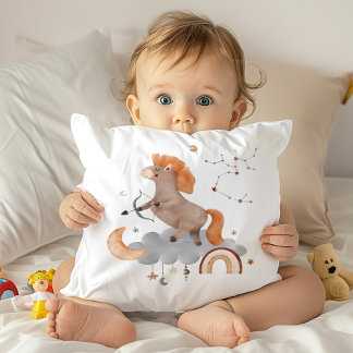 Sagittarius Baby Zodiac Nursery Pillow Kudde