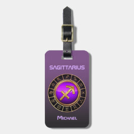 Sagittarius - bågskyttZodiacsymbolet Bagagebricka