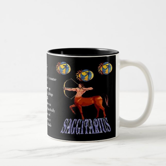 Sagittarius Birth Sign Zodiac Mugg (Höger)