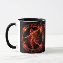 Sagittarius Birthday Gift Add Namn Coffee Black Mugg