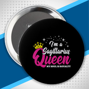 Sagittarius Birthday Queen Astrology Zodiac-tecken Knapp
