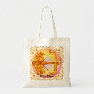 Sagittarius Birthday tote bags Tygkasse