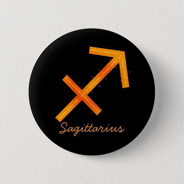 Sagittarius Button Knapp (Framsida)
