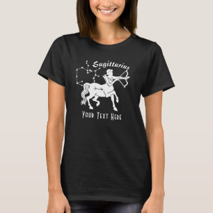 Sagittarius Centaur Constellation Birthday Text T Shirt