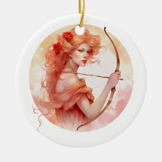 Sagittarius Ceramic Ornament (Framsidan)