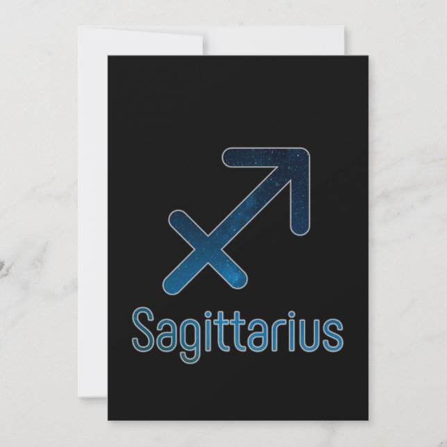 Sagittarius Constellation - Galaxy Inbjudningar (Framsida)
