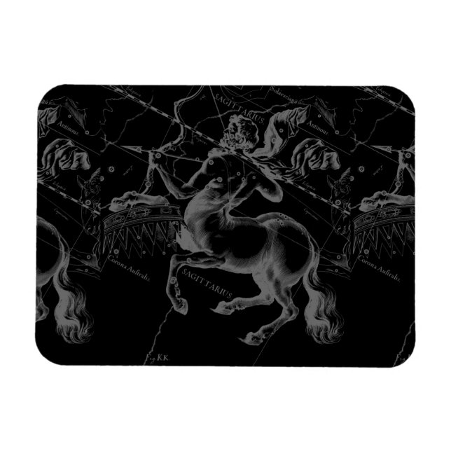 Sagittarius Constellation Hevelius circa 1690 Magnet (Horisontell)