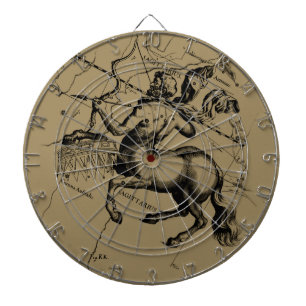 Sagittarius Constellation Karta Engrave Hevelius Piltavla