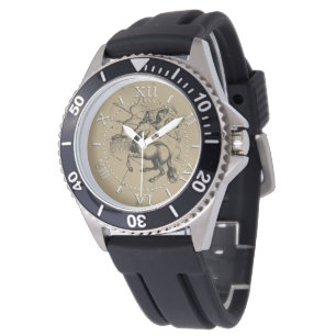 Sagittarius Constellation Karta Hevelius Dial Armbandsur