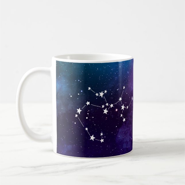 Sagittarius Constellation Zodiac Mugg (Vänster)