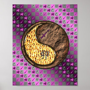 Sagittarius & Earth Rabbit Poster