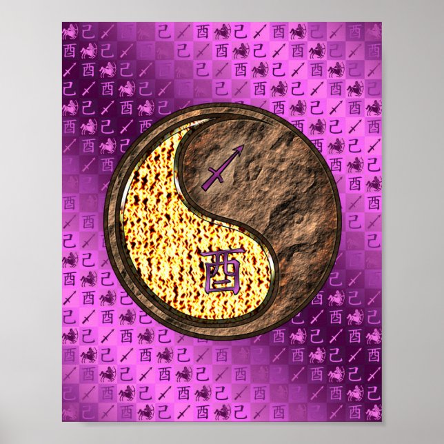 Sagittarius & Earth Tupp Poster (Framsidan)