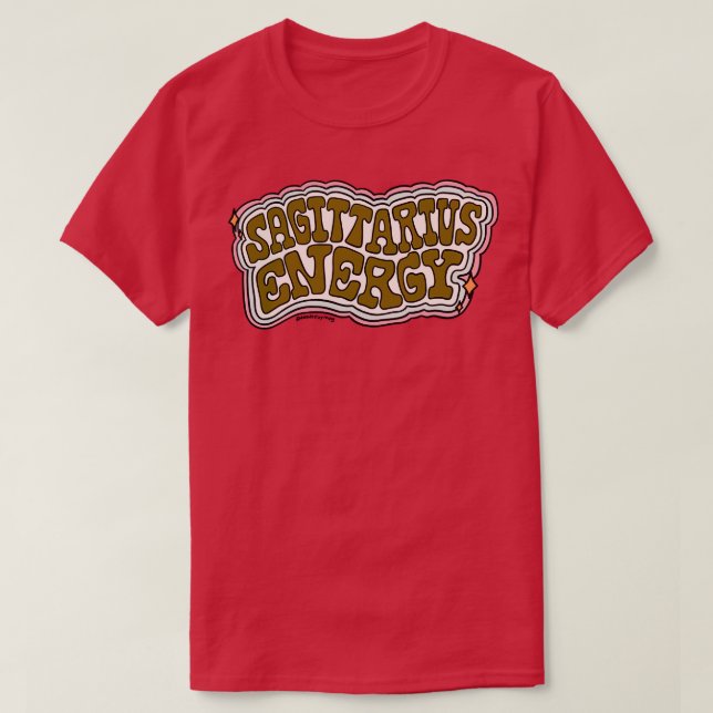 Sagittarius Energy T Shirt (Design framsida)