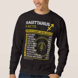 Sagittarius Facts Fantastisk Zodiac Sign Sagittari Lång Ärmad Tröja