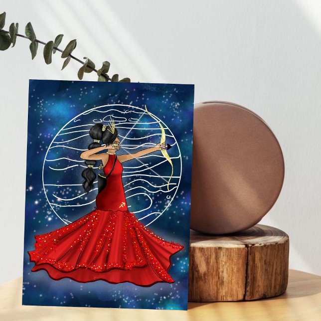 Sagittarius Female guddess med Jupiter Planet Poster (Skapare uppladdad)