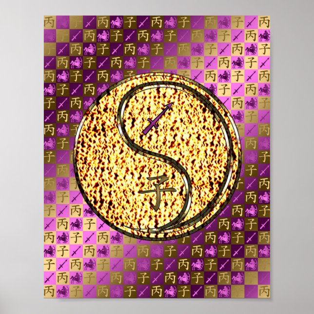 Sagittarius & Fire Råtta Poster (Framsidan)