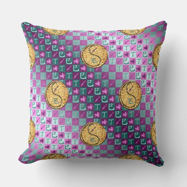 Sagittarius & Fire Snake Kudde (Framsida)