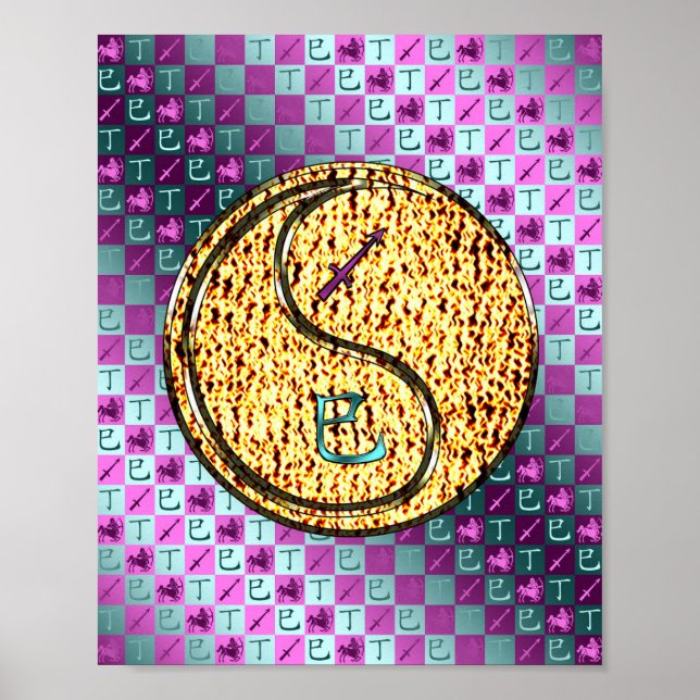 Sagittarius & Fire Snake Poster (Framsidan)