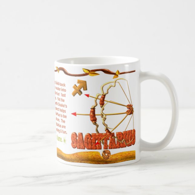 Sagittarius född 1989 för orm för ValxArt Kaffemugg (Höger)