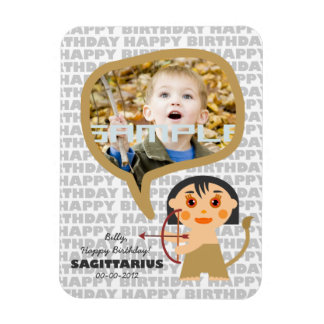 Sagittarius Grattis på födelsedagen Keepsaké för b Magnet