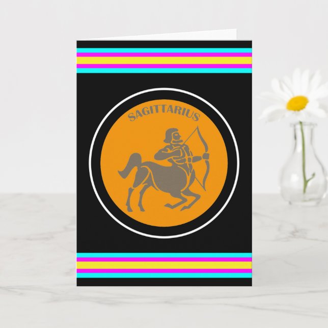 Sagittarius Greeting Card Kort (Liten växt)