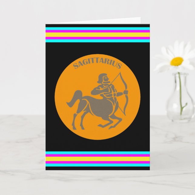 Sagittarius Greeting Card Kort (Liten växt)