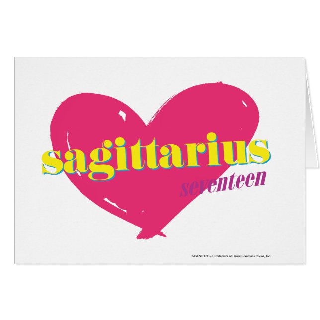 Sagittarius Hälsningskort (Framsidan Horizontal)