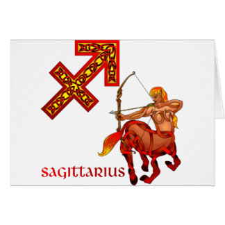 Sagittarius Hälsningskort